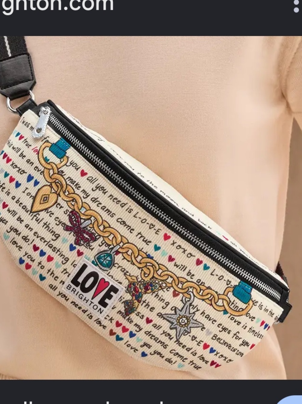 Brighton Love' Story Crossbody Belt Bag